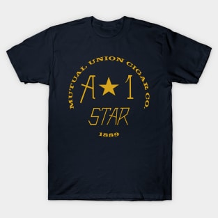 Vintage Cigar Label A 1 Star T-Shirt